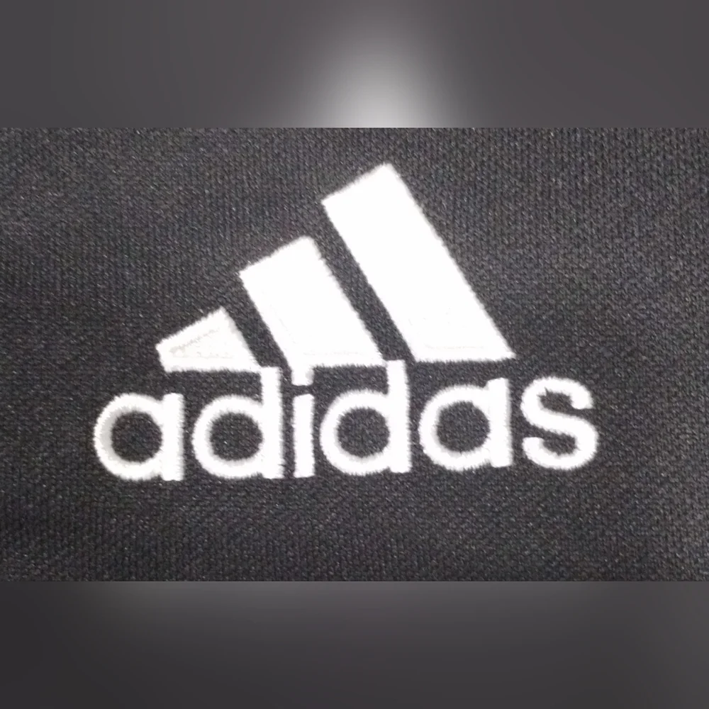 Adidas Black Jacket with White Accents